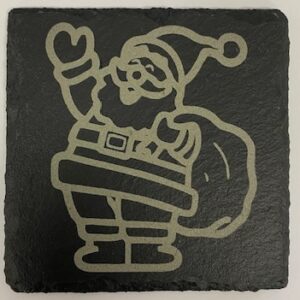 Santa Slate Coaster