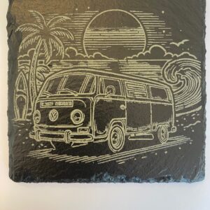 VW Kombi Beach Scene